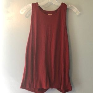 Burgundy Tank Top